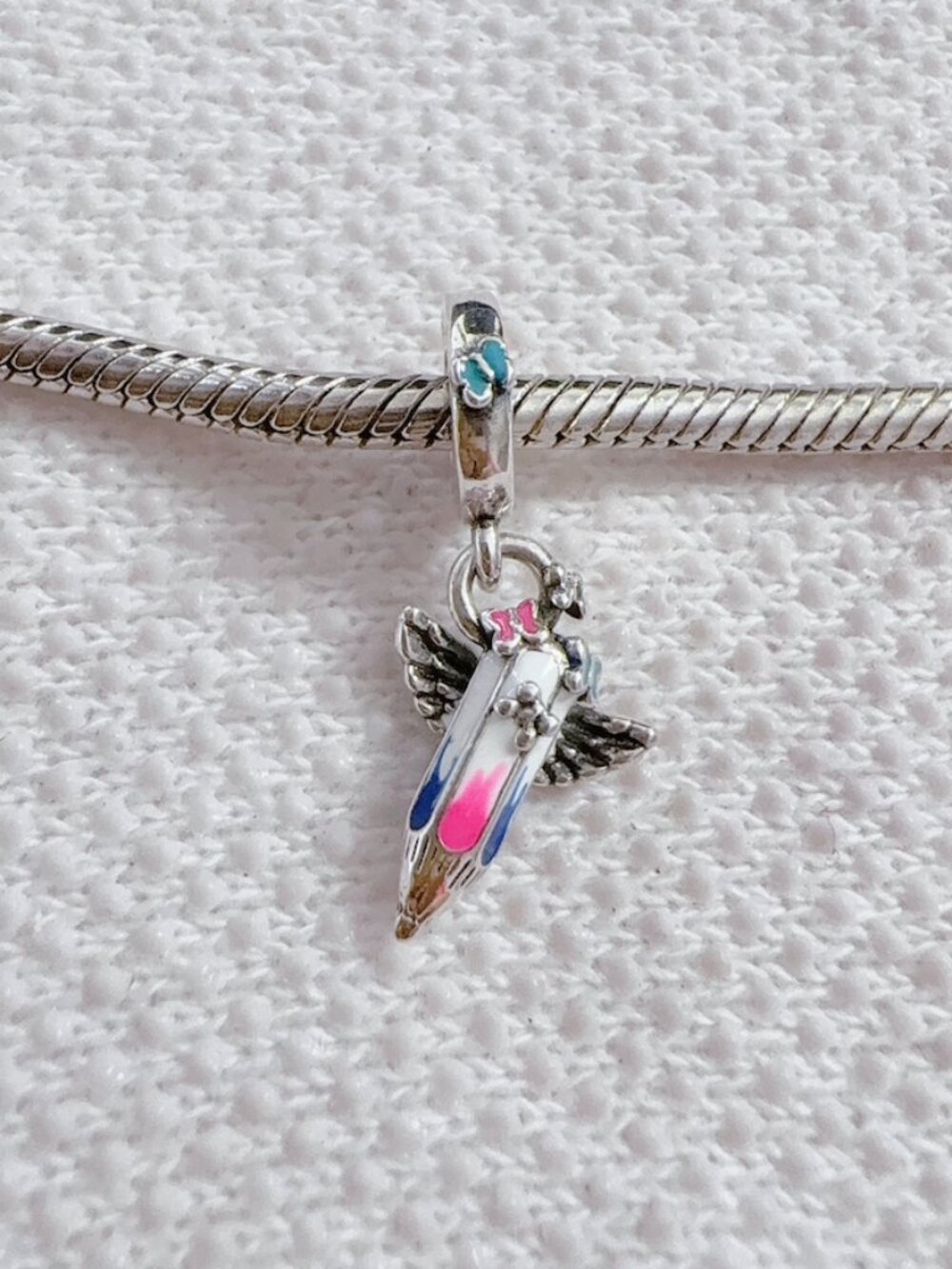 Dreams of the Future Crayon Dangle Charm S925 Silver Charm For Pandora Bracelet